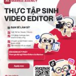 Thực tập sinh Video Editor – Markee | Hybrid | Bonus theo level